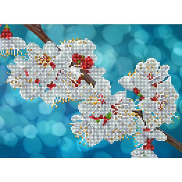 OakridgeStores.com | Diamond Dotz - Simply Dotz Diamond Art Craft Kit 14.6"X10.6" - Oriental Bloom (Blossoms) (SD3401) 4895225925513