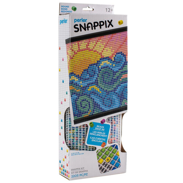 OakridgeStores.com | Perler - Snappix Craft Kit 12"X12" - Ocean Sunset (8054411) 048533544110