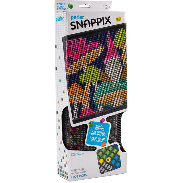 OakridgeStores.com | Perler - Snappix Craft Kit 12"X12" - Mushroom Gnome (8054486) 048533544868
