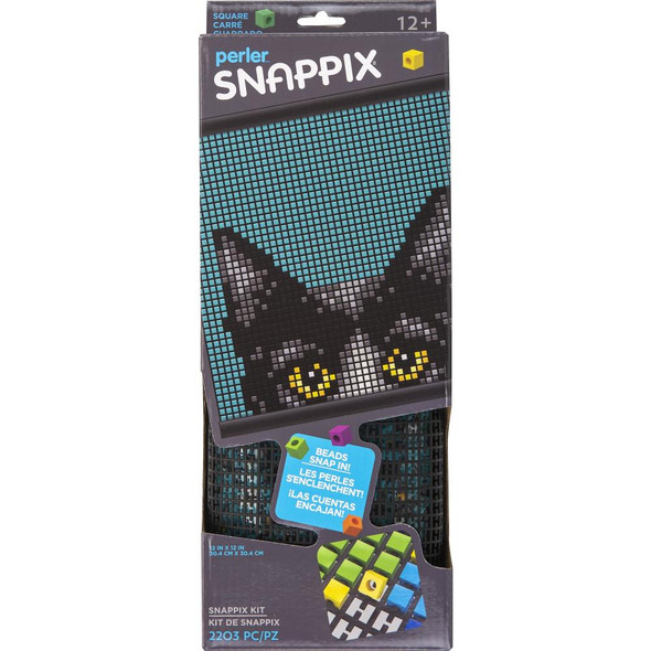 OakridgeStores.com | Perler - Snappix Craft Kit 12"X12" - Peekaboo Cat (8054491) 048533544912