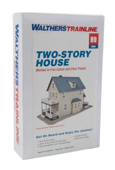 OakridgeStores.com | WalthersTrainline - Ho Scale Two-Story House Kit (901) 616374116263