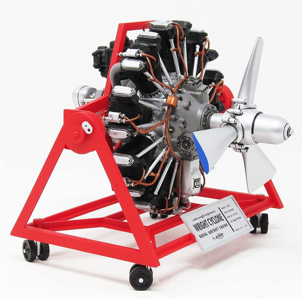 OakridgeStores.com | Atlantis Models - Wright Cyclone 9 Radial Engine STEM - Plastic Model Kit 850002740615
