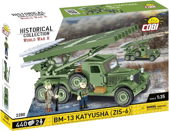 OakridgeStores.com | COBI Historical Collection WWII BM-13 Katyusha ZIS-6 Construction Block Set (2280) 5902251022808