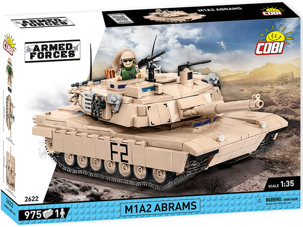 OakridgeStores.com | COBI Armed Forces M1A2 Abrams Tank Construction Block Set (2622) 5902251026226