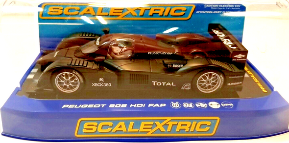 RESALE SHOP - Scalextric 1:32 Slot Car #C2898 Peugeot 908 HDi FAP 2007 Test Car - NIB