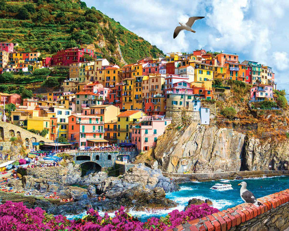 OakridgeStores.com | WHITE MOUNTAIN PUZZLES - Cinque Terre, Italy (1474pz) - 1000 Piece Jigsaw Puzzle 724819262465