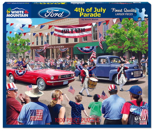 OakridgeStores.com | WHITE MOUNTAIN PUZZLES - 4th of July Parade (1528pz) - 1000 Pieces 724819264629