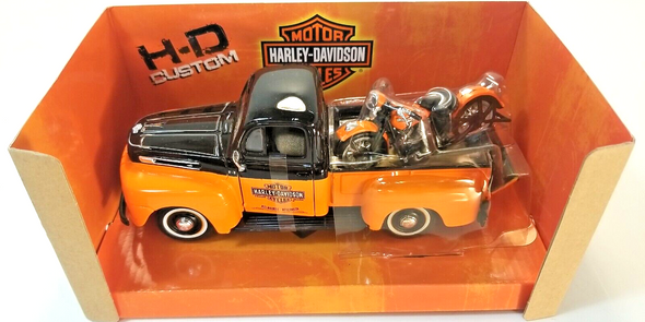 RESALE SHOP - Maisto 1:24 Scale Diecast 1948 Ford F-1 Pickup & 1948 FL Panhead - NIB