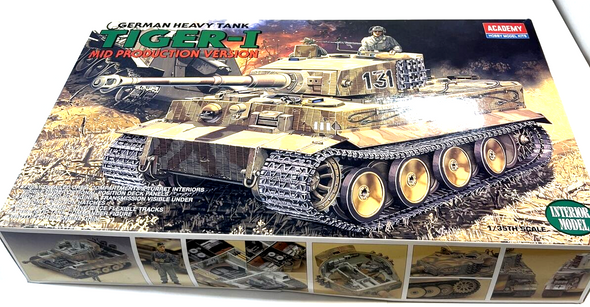 RESALE SHOP - Academy 1:35 German Heavy Tank-I Mid Production Version Model Kit - NIB