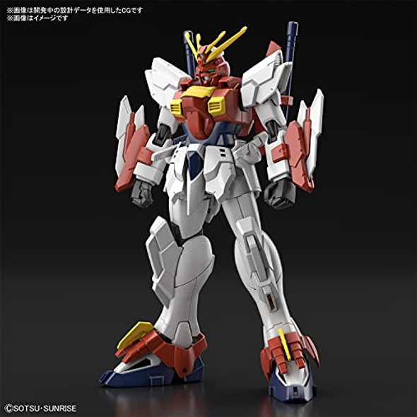 OakridgeStores.com | BANDAI HG Gundam Breaker Battrologe, Blazing Gundam, 1/144 Scale,Plastic Model Kit - 199636 4573102620279