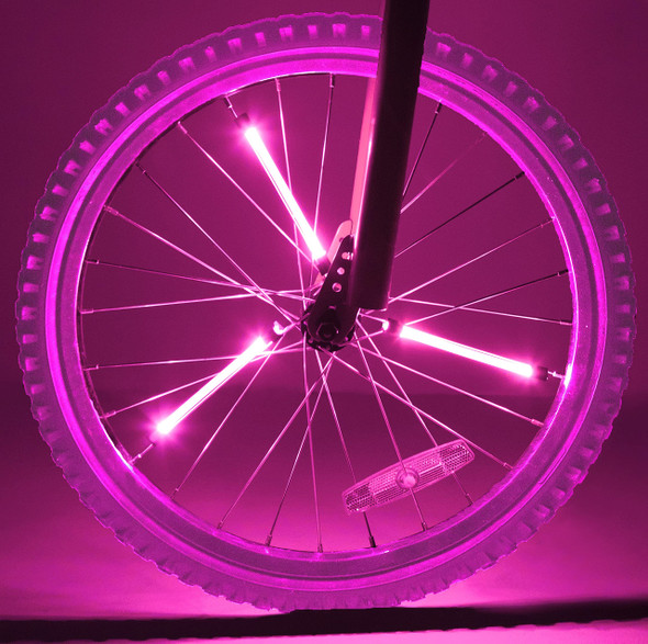 OakridgeStores.com | BRIGHTZ SpinBrightz Kidz - Pink - Battery Powered LED Lights For Bikes and Ride Ons - I1840 811860031840