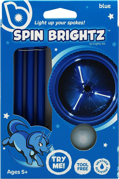 OakridgeStores.com | BRIGHTZ SpinBrightz Kidz - Blue - Battery Powered LED Lights For Bikes and Ride Ons - L1833 811860031833