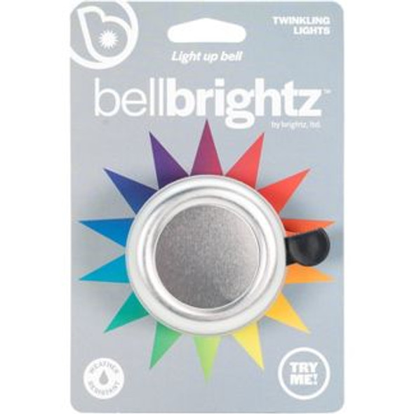 OakridgeStores.com | BRIGHTZ Silver BellBrightz BellBrightz - Battery Powered LED Lights For Bikes and Ride Ons - Color Changing Lights - I1444 811860032243