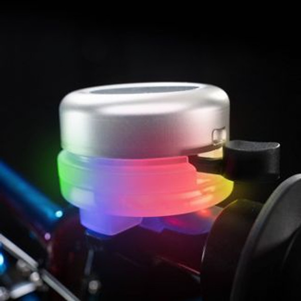 OakridgeStores.com | BRIGHTZ Silver BellBrightz BellBrightz - Battery Powered LED Lights For Bikes and Ride Ons - Color Changing Lights - I1444 811860032243