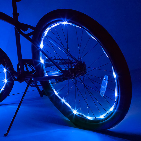 OakridgeStores.com | BRIGHTZ WheelBrightz - Blue - Battery Powered LED Lights For Bikes and Ride Ons - L2378 899675002378