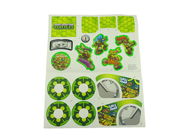 OakridgeStores.com | POWER WHEELS - 3900-4324 Green Label Sheet for DRH66 TMNT LIL Quad