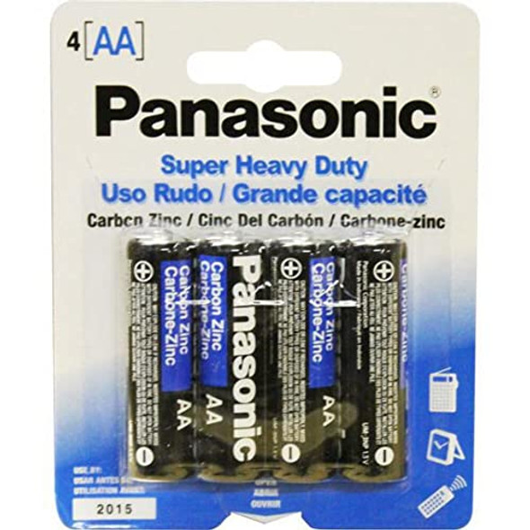 OakridgeStores.com | Panasonic Heavy Duty AA Battery (4) For Low Drain Devices 073096500235