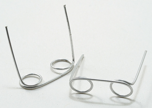 OakridgeStores.com | International Miniatures - Silver Wire Eyeglasses (2)  1" Scale Dollhouse Miniature - 65584 731851655841