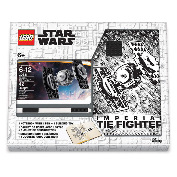 OakridgeStores.com | LEGO Star Wars Tie Fighter Journal with Recruitment Set and Black Pen - 52578 4895028525781