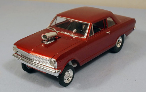 OakridgeStores.com | MOEBIUS - 1965 Chevy II Gasser - Plastic Model Car Kit (2324) 707600123244