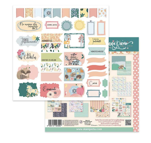 OakridgeStores.com | Stamperia Double-Sided Paper Pad 12"X12" 10/Pkg Suenos Magicos By Johanna Rivero SBBL60 5993110003090