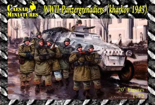 OakridgeStores.com | PEGASUS Caesar - WWII German Panzergrenadiers (Kharkov 1943) 1/72 Model Figure Kit (HB01) 6945915302013