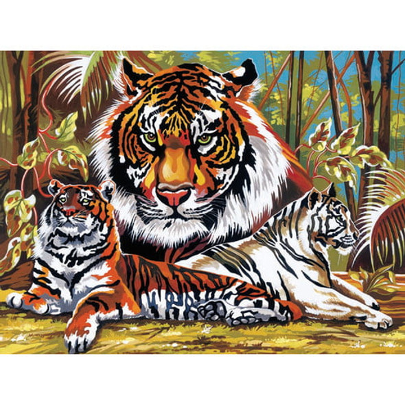 OakridgeStores.com | REEVES Tigers Paint By Number Set (PL43) 780804130430
