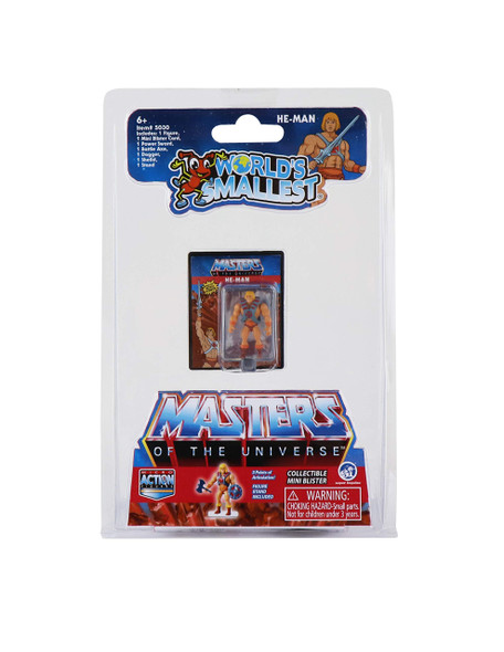 OakridgeStores.com | SUPER IMPULSE - World's Smallest - Masters Of The Universe - He-Man Micro Figures - One Figure Selected at Random - 5030 810010990945