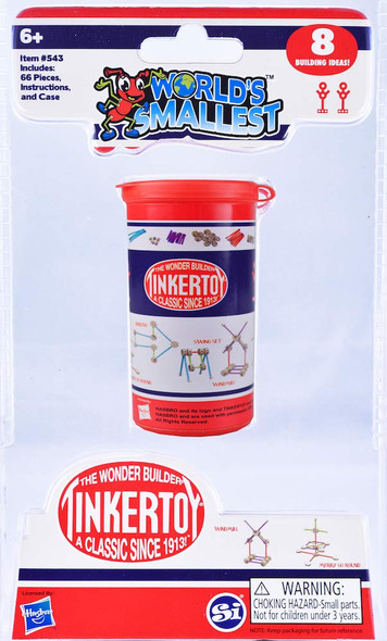OakridgeStores.com | SUPER IMPULSE - World's Smallest Tinker Toy Set - Really Works! 543 854941007181