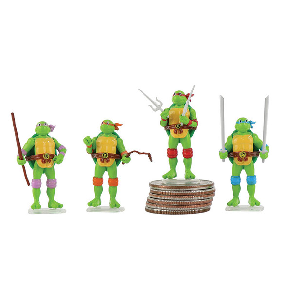 OakridgeStores.com | SUPER IMPULSE - World's Smallest TMNT Teenage Mutant Ninja Turtles Micro Figures - One Figure Selected at Random - 5093 859421005763