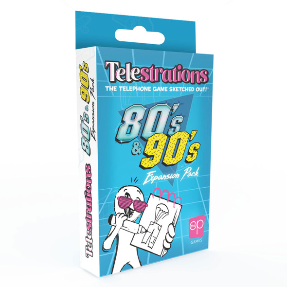 OakridgeStores.com | USAOPOLY - Telestrations Party Game - 80s-90s Expansion Pack (PG000-724) 700304153791