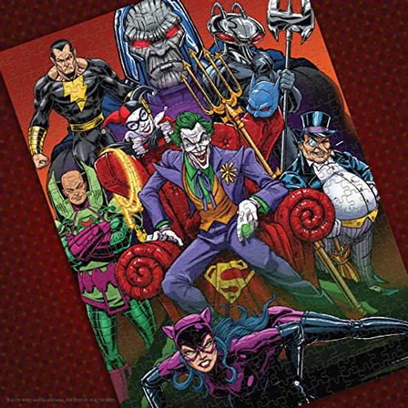 OakridgeStores.com | USAopoly DC Villians: Forever Evil - Joker, Darkseid, Lex Luthor - 1000pc Puzzle (PZ010-847) 700304158031