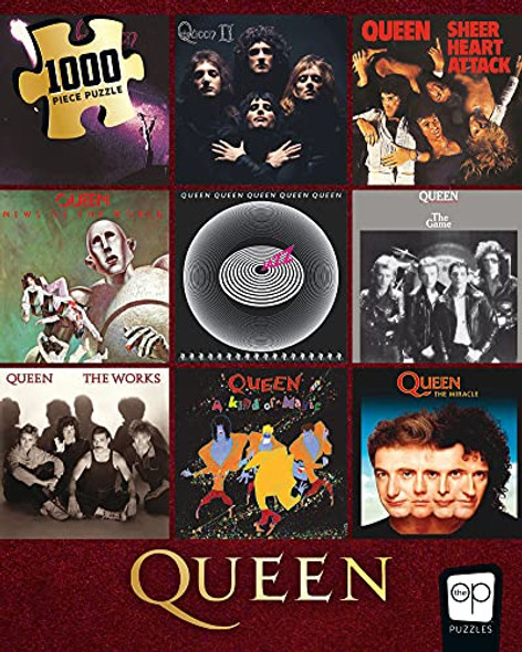 OakridgeStores.com | USAopoly Queen Forever - Album Covers 1000pc Puzzle (PZ073-693) 700304155719