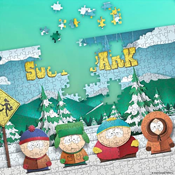 OakridgeStores.com | USAopoly South Park: Paper Bus Stop 1000pc Puzzle (PZ078-307) 700304155658