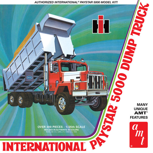 OakridgeStores.com | AMT IH Paystar 5000 Dump Truck 1:25 Scale Model Kit 1381 849398061022