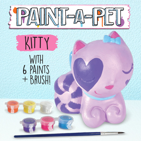 OakridgeStores.com | BRIGHT STRIPES Paint a Pet- Kitty (DIY-799) 840059200422