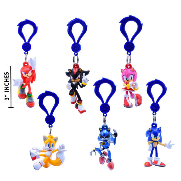 OakridgeStores.com | L2P - Sonic Backpack Hanger Blind Pack - Assorted Characters and Styles - One Selected At Random 99136 787790991366