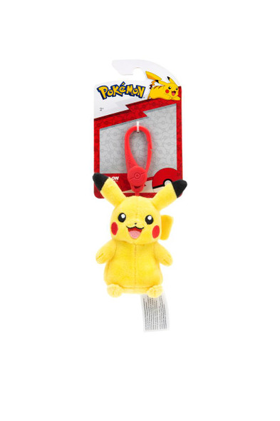OakridgeStores.com | L2P - Pikachu Pokemon Plush Clip-On Figure PKW3730-PIKA 191726711551