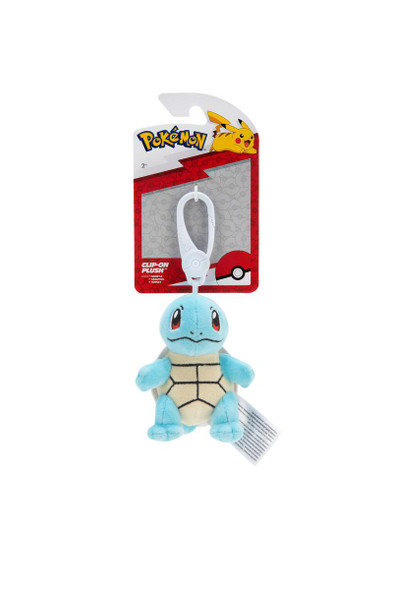 OakridgeStores.com | L2P - Squirtle Pokemon Plush Clip-On Figure PKW3730-SQRT 191726711551