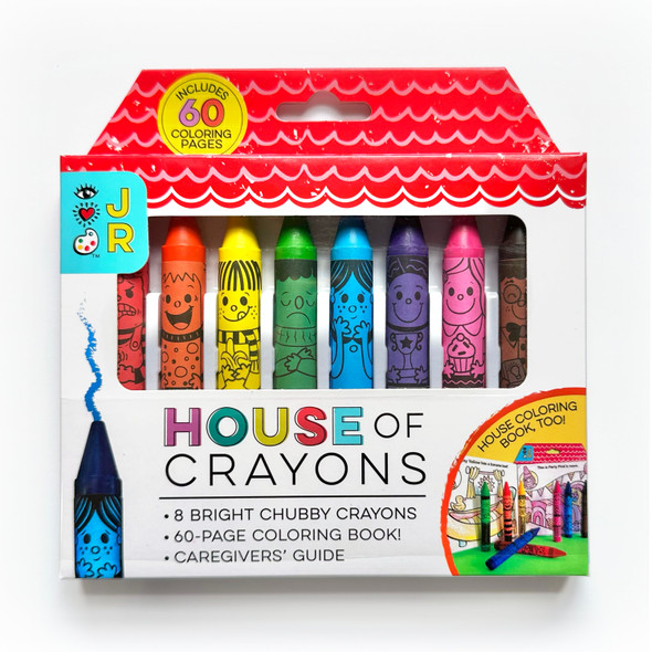 OakridgeStores.com | BRIGHT STRIPES iHeartArt JR House of Crayons with Coloring Book (19790) 6972569241016