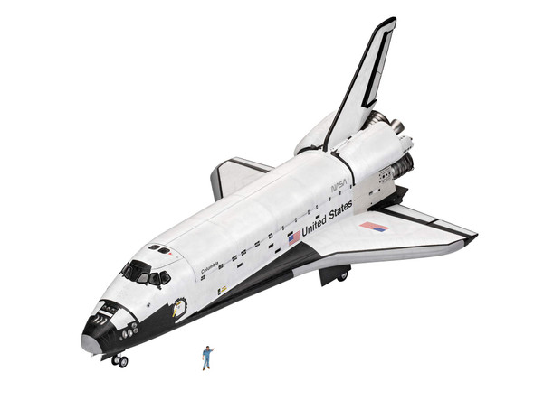 OakridgeStores.com | Revell 1/72 Plastic Space Shuttle 40th Anniversary Kit (112-805673) 4009803105673