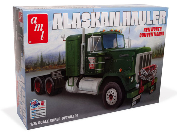 OakridgeStores.com | AMT Alaskan Hauler Kenworth Tractor 1/25 Plastic Model Truck Kit (1339) 849398056202