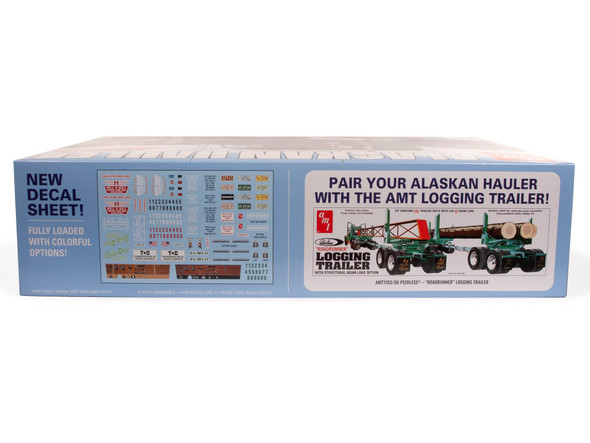 OakridgeStores.com | AMT Alaskan Hauler Kenworth Tractor 1/25 Plastic Model Truck Kit (1339) 849398056202