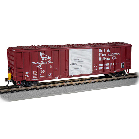 OakridgeStores.com | Bachmann - 50' Box Car Bath & Hammondsport #25105 - HO Scale Outside-Braced Car with Flashing Light - (14910) 22899149103