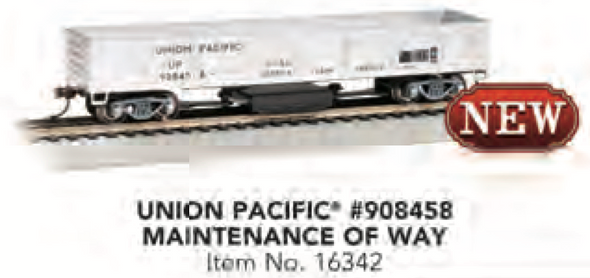Bachmann - Union Pacific UP Cleaning Gondola Car #908458 - HO Scale (16342)