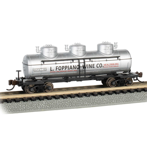 OakridgeStores.com | Bachmann - L Foppiano Wine #1112 3 Dome Tank HO Rollingstock (17114) 22899171142