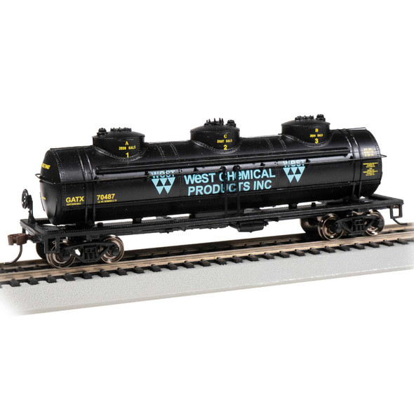 OakridgeStores.com | Bachmann - W Chemical Products #70487 3 Dome Tank HO Rollingstock (17116) 22899171166