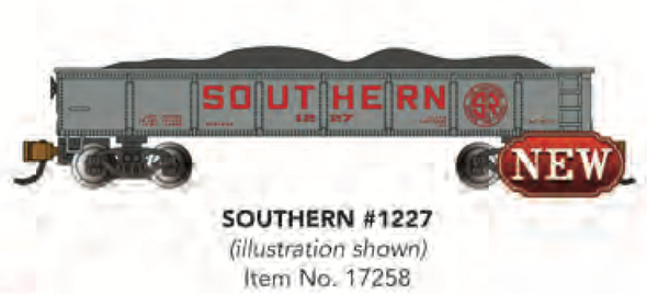 Bachmann - Southern #1227 - N Scale 40' Gondola Rollingstock (17258)