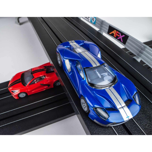 OakridgeStores.com | AFX Super Cars - HO Slot Car Set - 15ft Track - Mega G+ Chassis - Tri-Pack (22032) 850015210341