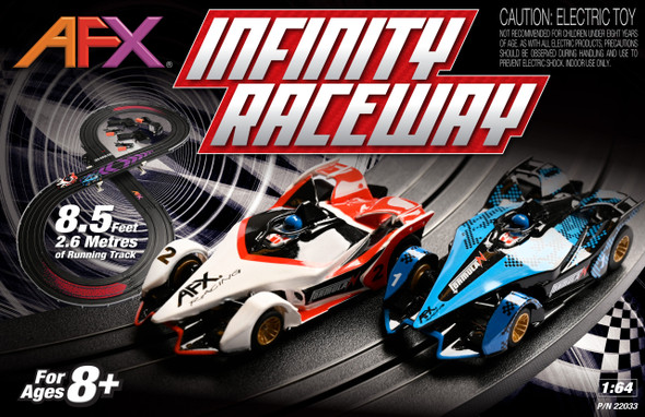 OakridgeStores.com | AFX Slotcar Infinity - HO Slot Car Set (22033) 850015210358